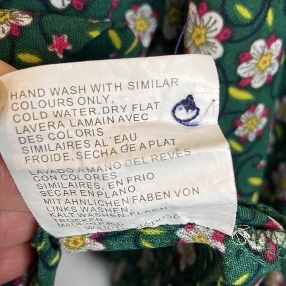 Mini Mignon Balloon Sleeve Blouse Kids Sz 12 French Girl Chic Feminine Paris - Picture 10 of 13